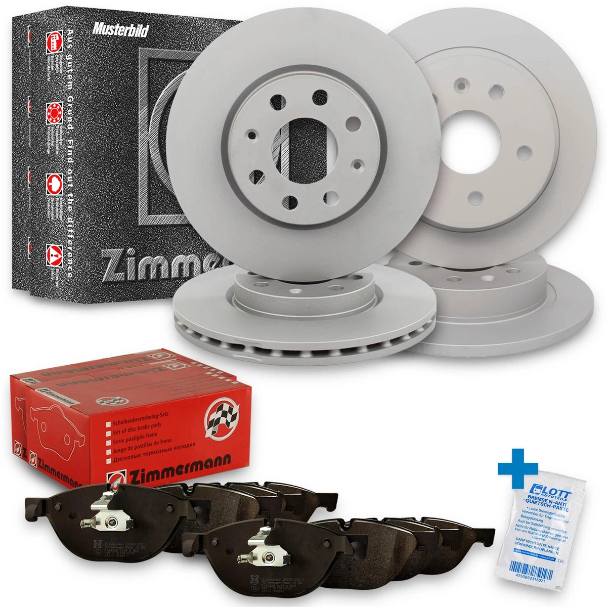 Гальмівні колодки та диски Zimmermann для MAZDA 626 V GW