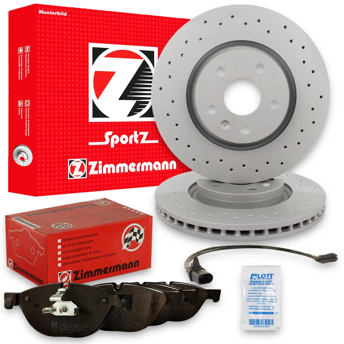 Гальмівні колодки та диски Zimmermann для MAZDA 626 V GW